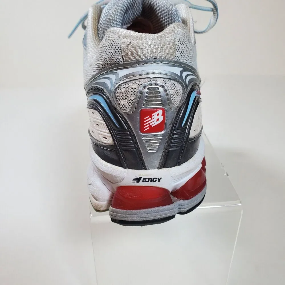 New Balance Women's Size 7.5 Sneakers Silver Red White 1080 N-ergy Running Gym